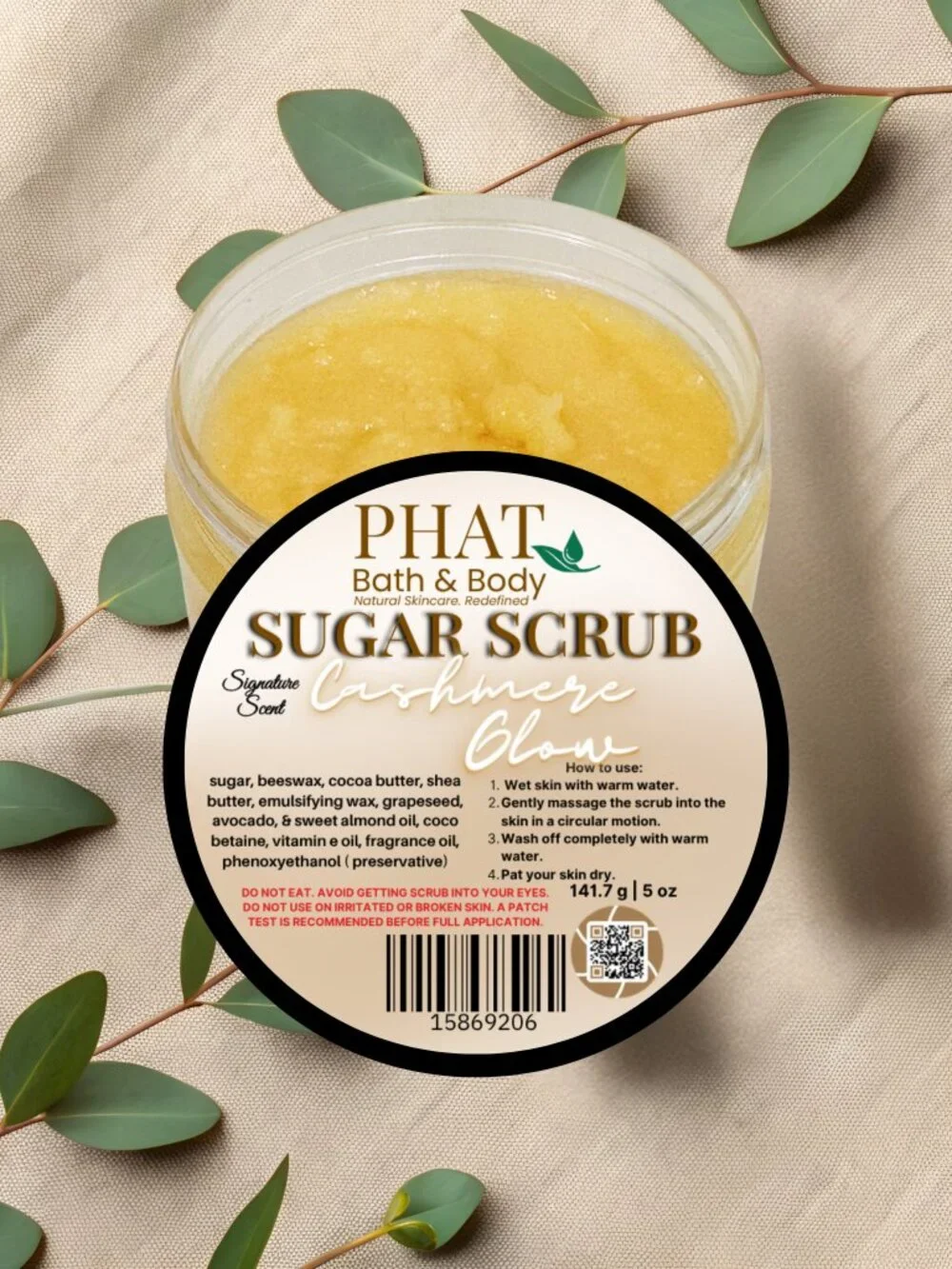 Phat Bath & Body Cashmere Glow Sugar Scrub